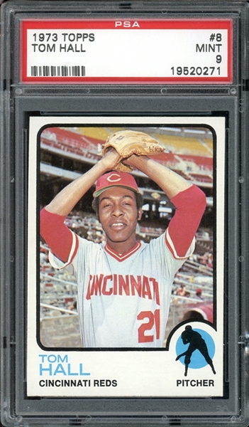 1973 Topps #8 Tom Hall PSA 9 MINT