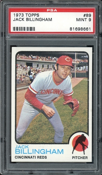 1973 Topps #89 Jack Billingham PSA 9 MINT 