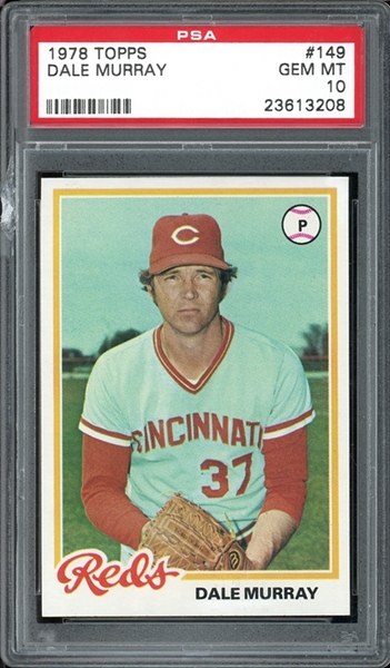 1978 Topps #149 Dale Murray PSA 10 GEM MINT