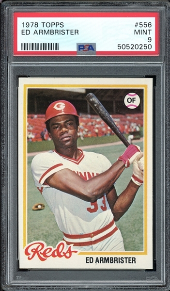 1978 Topps #556 Ed Armbrister PSA 9 MINT