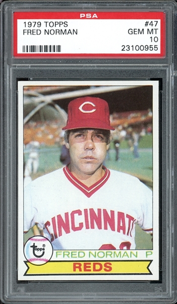 1979 Topps #47 Fred Norman PSA 10 GEM MINT