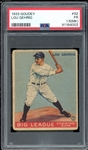 1933 Goudey #92 Lou Gehrig PSA 1.5 FR (MK) 