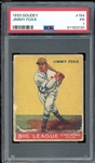 1933 Goudey #154 Jimmy Foxx PSA 1 POOR