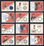 2004 Topps Cracker Jack Autograph And Relic Lot Of 14
