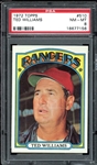 1972 Topps #510 Ted Williams PSA 8 NM-MT