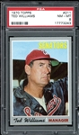 1970 Topps #211 Ted Williams PSA 8 NM-MT