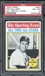 1976 Topps #347 Ted Williams All Time All-Star PSA 8 NM-MT