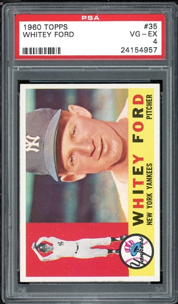 1960 Topps #35 Whitey Ford PSA 4 VG-EX