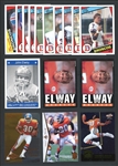1960s-90s Denver Broncos Shoebox Lot Of 37 With Elway Rookie Card