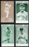 1939-46 Salutation Exhibits Joe Dimaggio With 1977 Baseballs Great Hall of Fame Exhibits Lot Of 11 Plus Extras