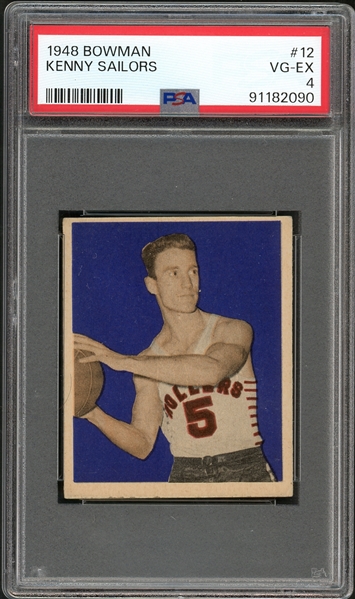 1948 Bowman #12 Kenny Sailors PSA 4 VG-EX