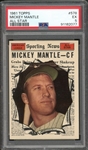 1961 Topps All Star #578 Mickey Mantle PSA 5 EX
