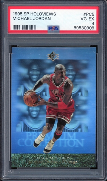 1995 SP Holoviews #PC5 Michael Jordan PSA 4 VG-EX