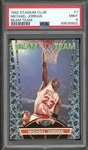 1992 Stadium Club Beam Team #1 Michael Jordan PSA 9 MINT