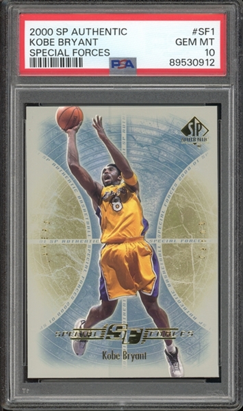 2000 SP Authentic Special Forces #SF1 Kobe Bryant PSA 10 GEM MINT