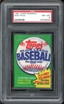 1981 Topps Baseball Wax Pack PSA 8 NM-MT