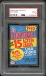 1985 Fleer Football Wax Pack PSA 9 MINT