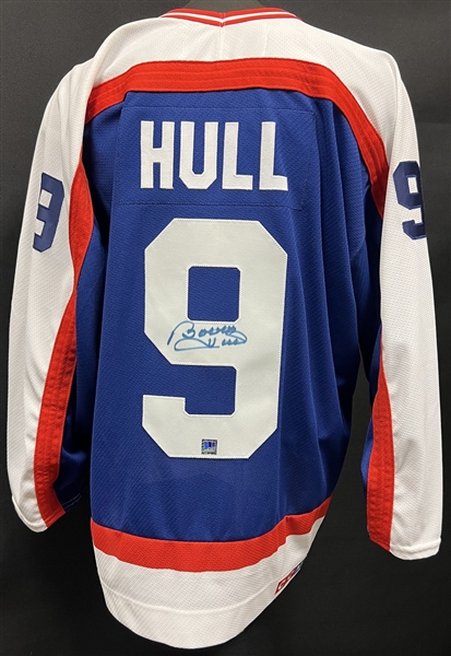 Bobby Hull Signed Winnipeg Jets Jersey AJ Sports Authenticated 