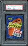 1984 Topps Football Wax Pack PSA 6 EX-MT