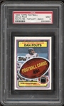 1983 Topps Football Cello Pack Fouts RB- Top/Lott- Back PSA 9 MINT