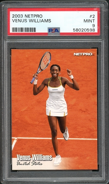 2003 Netpro #2 Venus Williams PSA 9 MINT