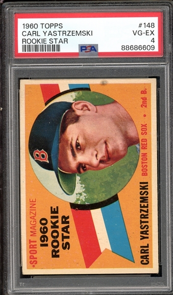 1960 Topps #148 Carl Yastrzemski PSA 4 VG-EX