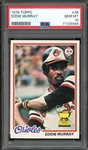 1978 Topps #36 Eddie Murray PSA 10 GEM MINT