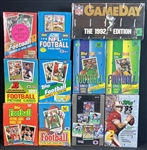 1989-95 Topps/Fleer/Bowman/Score/Gameday Football Unopened Lot of 11