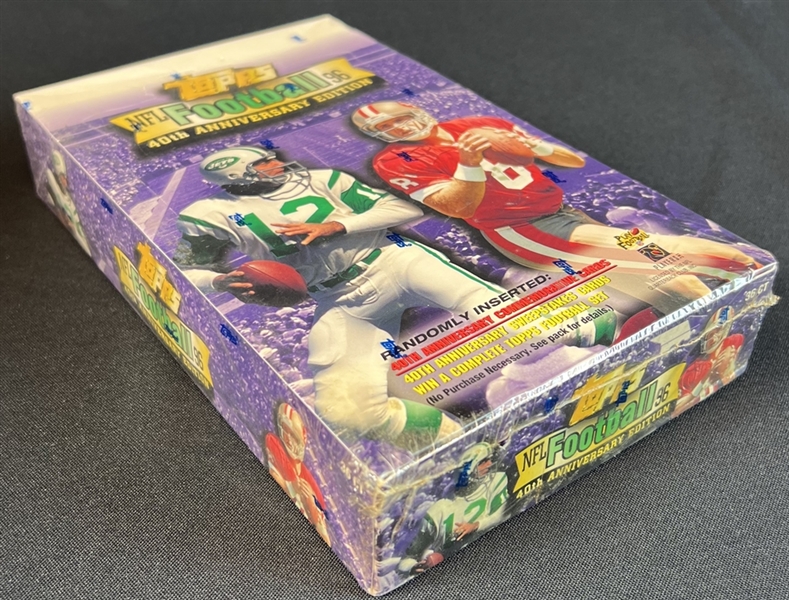 1996 Topps Football Unopened Hobby Box