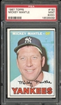 1967 Topps #150 Mickey Mantle PSA 9 MINT (OC) 
