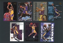1996-2001 Kobe Bryant Lot Of 7 Cards Including Rookie