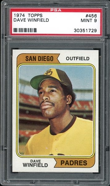 1974 Topps #456 Dave Winfield PSA 9 MINT