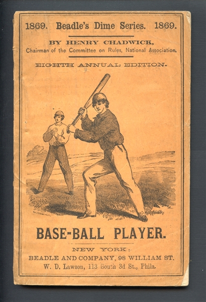 1869 Beadles Dime Base-Ball Guide