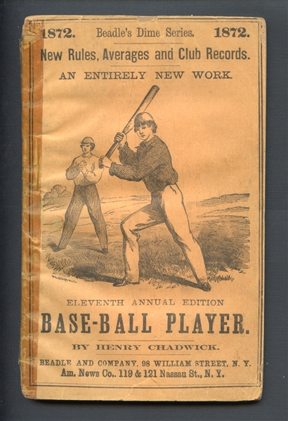 1872 Beadles Dime Base-Ball Guide