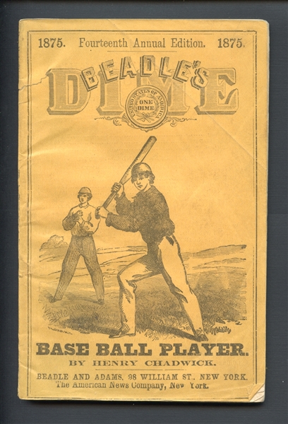 1875 Beadles Dime Base-Ball Guide