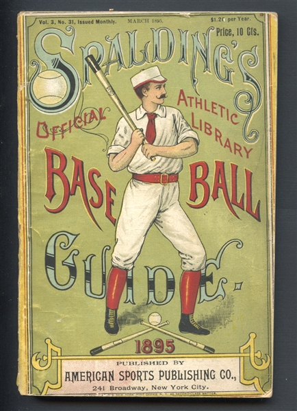 1895 Spalding Official Baseball Guide