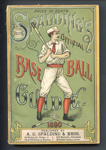 1890 Spalding Official Baseball Guide