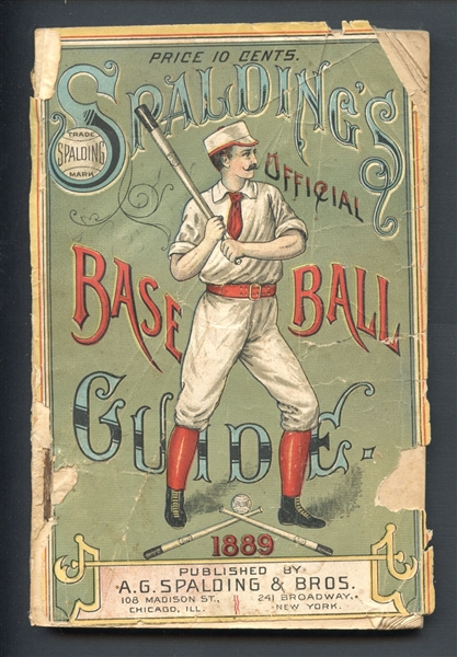 1889 Spalding Official Baseball Guide