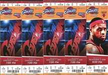 2004-2009 Cleveland Cavaliers Full Tickets Lot Of 14