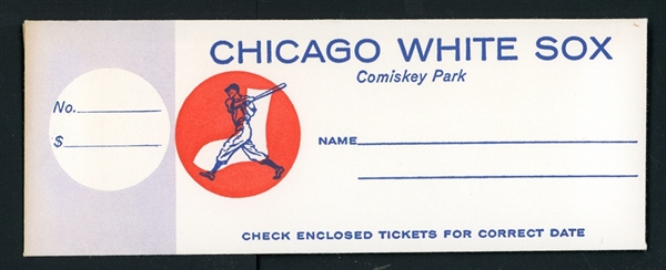 1968 Chicago White Sox Comiskey Park Ticket/Pass Envelope