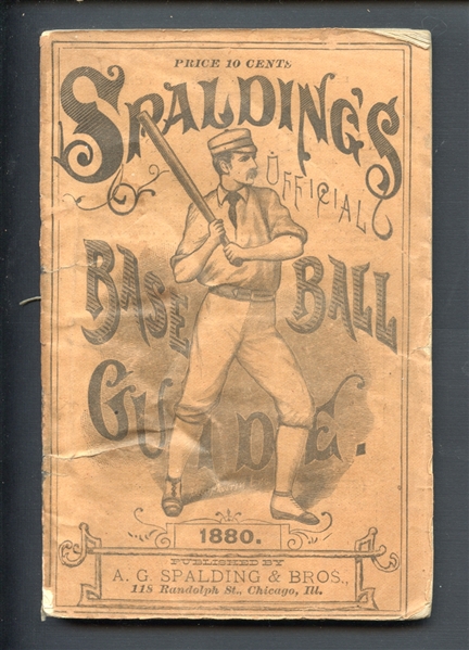 1880 Spaldings Official Base Ball Guide