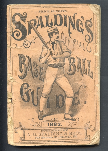 1882 Spaldings Official Base Ball Guide