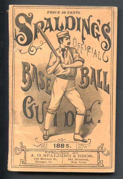 1885 Spaldings Official Baseball Guide