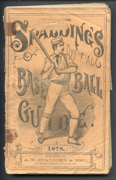 1878 Spaldings Official Baseball Guide