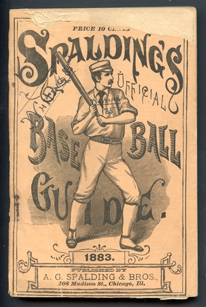 1883 Spaldings Official Baseball Guide