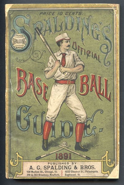 1891 Spaldings Official Baseball Guide