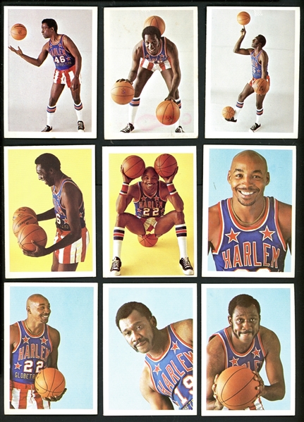 1971 Fleer Harlem Globetrotters Basketball Partial Set 32/84