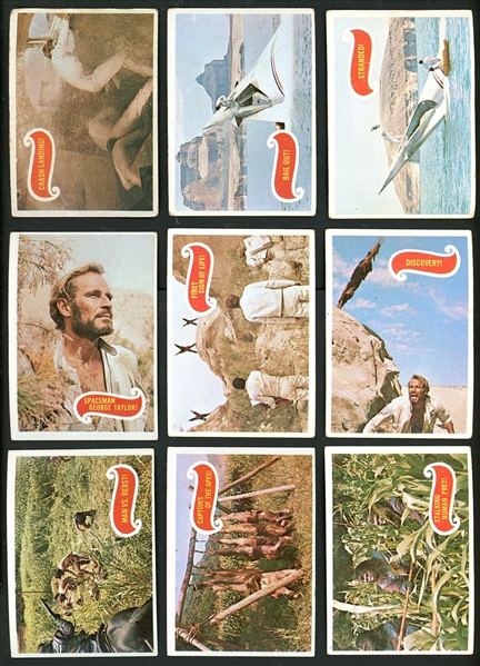 1969 Topps Planet of the Apes Complete 44-Card Set With 27 Duplicates