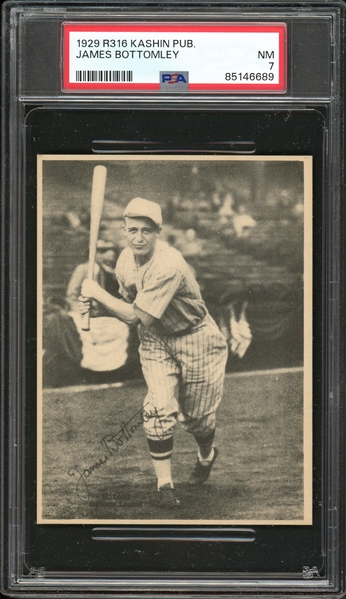 1929 R316 Kashin Publications James Bottomley PSA 7 NM