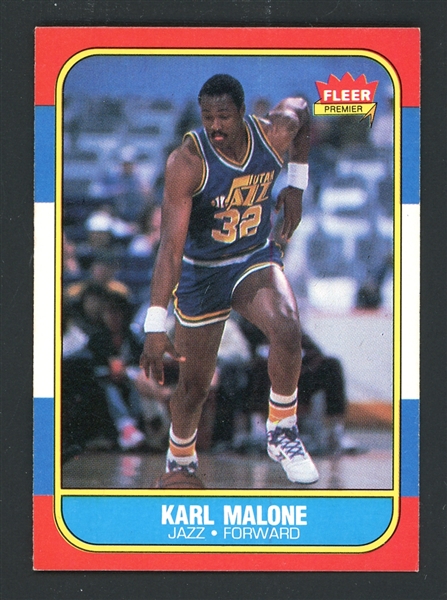 1986 Fleer #68 Karl Malone